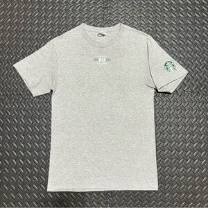 Starbucks 50th Anniversary Shirt 1971-2021 Gray Tee Coffee Logo Mens Small